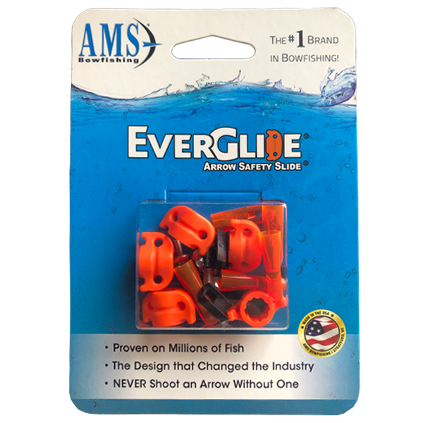 AMS SAFETY SLIDES 5PK 5/16 ORANGE – Bowfishing Extreme