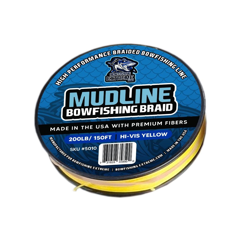 MUDLINE BOWFISHING LINE 200LB MEGAMOUTH BOWFISHIGN LINE 150'
