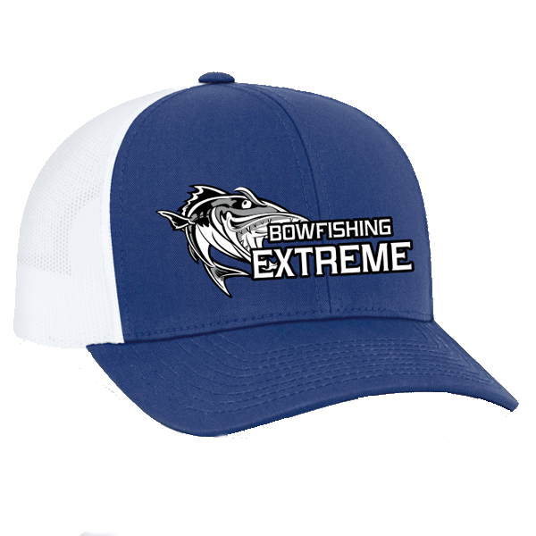 NEW BOWFISHING EXTREME BLUE ADJUSTABLE HAT – Bowfishing Extreme