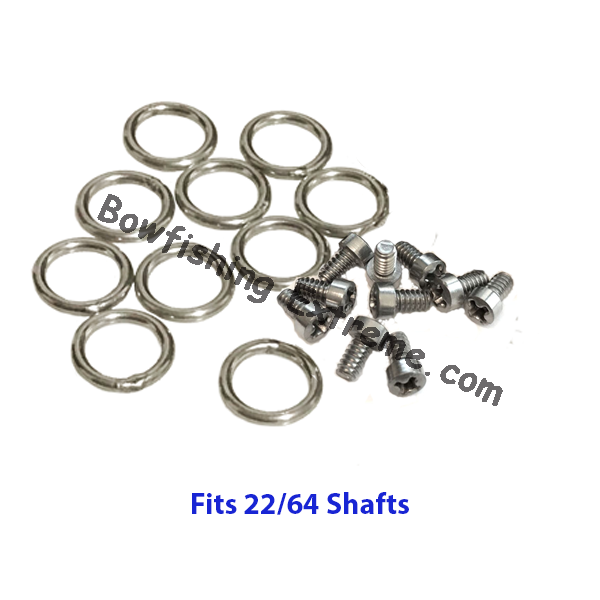 22/64 BOWFISHING ARROW EXTREME RING KIT